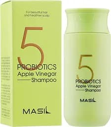 М'який бессульфатний шампунь з проботіками і яблучним оцтом Masil 5 Probiotics Apple Vinegar Shampoo 500 мл - мініатюра 2