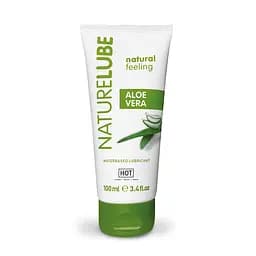 Гель-змазка на водній основі Aloe Vera, 100 мл Hot (Австрія)