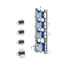 Термостат для душу/ванни Paffoni Modular Box chrome MDE019CR+MDBOX019, Хром
