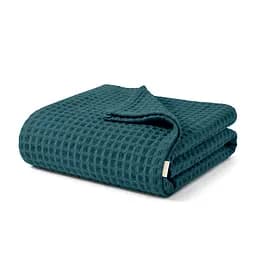 Плед-покривало Cosas Greek Waffle Ocean вафельне 75х95 см (Blanket_63Ocean_GreekWaffle_75x95)