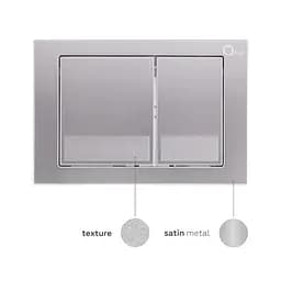 Клавіша змиву Qtap Nest QT0111M06029SAT, Хром матовый - мініатюра 4