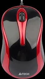 Миша A4Tech N-350-2 Red/Black - мініатюра 1