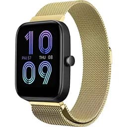 Ремешок 20 мм миланская петля BeWatch для Amazfit Bip 3/Pro/U Pro Золотой (1010228.8)