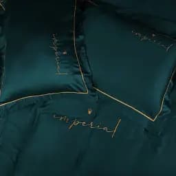 Наволочка MirSon Imperial Tencel №07 Emerald 50х70 см (2200010755824) - мініатюра 6