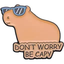 Значок Мем Капібара Capybara 3 см P MEM 08