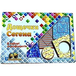 Деревянный пазл Ubumblebees Дощечки Сегена с узорами PSD084