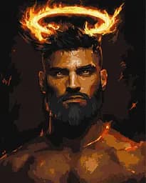 Набор для росписи по номерам Брутальный стиль, Ideyka, 40x50 см, КНО8607