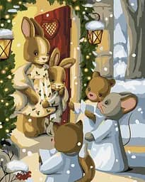 Набір для розпису по номерах Магія колядок, 40x50 см, КНО6551