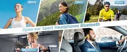 Спортивні кісткові бездротові навушники LOBKIN X27 з Bluetooth 5.4, активним шумоподавленням, мікрофоном, IPX5 синій - мініатюра 11