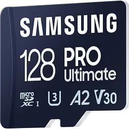 Карта пам'яті Samsung microSDXC PRO Ultimate 128GB Class 10 UHS-I U3 V30 A2 + USB Reader (MB-MY128SB/WW) [145484] - мініатюра 3