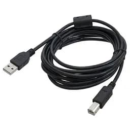 Кабель USB 2.0 AM – USB BM, 3 м, черный, Patron, ферритовый фильтр (PN-AMBM-30F)