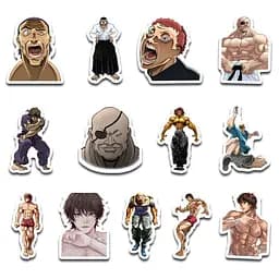 Стікерпак GeekLand Baki the Grappler 45 штук (SP BG 01) - мініатюра 2