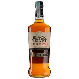 Виски Black Velvet Reserve 10 yo Blended Canadian Whisky 40% 1 л