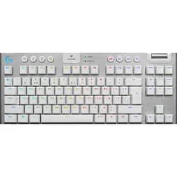 Клавiатура бездротова Logitech G915 Gaming TKL Tenkeyless LightSpeed Wireless RGB Mechanical White (920-009664)