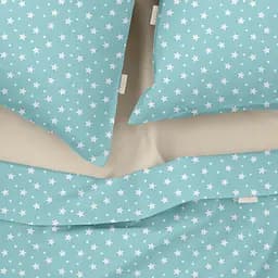 Комплект постільної білизни Cosas Mint starfall Полуторний м'ята (StarfallMint_El-Beige_160) - мініатюра 6