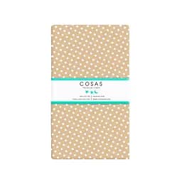 Простирадло Cosas на резинці в дитяче ліжечко 60х120 beige dots, бежевий (Горох_Беж_1) - мініатюра 5