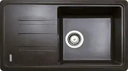 Кухонна мийка Adamant SLIM LONG коричнева 780x435x200 мм, з крилом 78 см