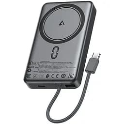 Павербанк Acefast Black 10 000 mAh / 22.5 Вт (6974316284017)