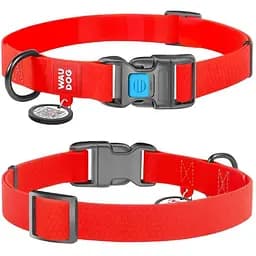 Нашийник для собак Waudog Waterproof водостійкий з QR-паспортом, пластикова пряжка-фастекс, XL, Ш 25 мм, Дов 35-58 см (4823089323916)