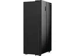 Холодильник SBS Gorenje 179х67х92см 2 двері 356(191) л А++ NF+ чорний (NRR9185EABXL) - мініатюра 2