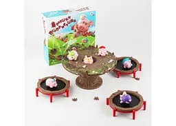 Настільна гра Fun Games Shop Хрюшки - Попригушки (Pigs on Trampolines) (укр.) (FGS63) - мініатюра 6