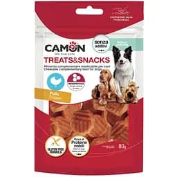 Лакомство для собак Camon монеты из курицы на гриле 80 г (AE409)