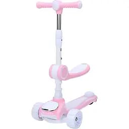 Самокат iTrike JR 3-098 3 в 1 розовый