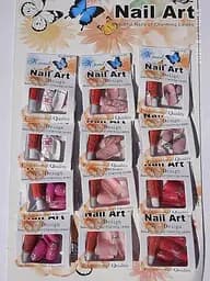 Нігті накладні кольорові K·Nail Art Nail упаковка 12 шт. №9