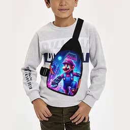 Сумка через плечо детская Супер Марио 29х17 см сумка слинг для мальчика (02179)