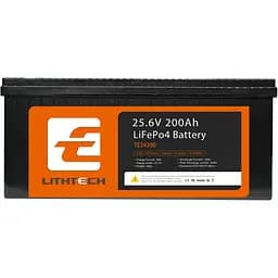 Аккумулятор Lithtech LiFePO4 24V (25.6V/200Ah/5120Wh) (TE24200B) [157974]