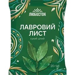 Лавровий лист Любисток сухий цілий 20 г