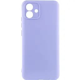 Чохол Silicone Cover Lakshmi Full Camera (AA) для Samsung Galaxy A04e Бузковий / Dasheen