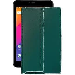 Чохол StatusCASE з екошкіри для планшету Prestigio Grace 5778 Тм. Бірюзовий