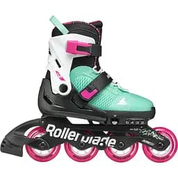 Ролики дитячі Rollerblade Microblade XT 33-36,5 Чорний-Блакитний - мініатюра 2