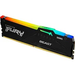 Модуль пам'яті для комп'ютера DDR5 32GB 5200 MHz Beast RGB EXPO Black Kingston Fury (ex.HyperX) (KF552C40BB2A-32)