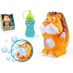 Уценка. Машинка для пузырей Bubble Fun Лев на батарейках (DHOBB10018D)