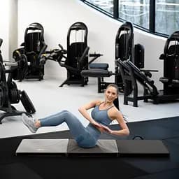 Мат гімнастичний твердий Gymtek 5см сірий - мініатюра 6