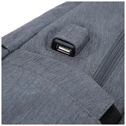 Рюкзак для ноутбука RivaCase 17.3" 7567 Prater, anti-theft (7567DarkGrey) - мініатюра 11