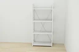 Етажерка 4/60 Ferrum-decor Серії Коннект 120x60x28 білий ДСП Білий 16мм (FRD-104242) - мініатюра 2