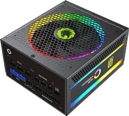 Блок живлення 1050 Вт, GameMax RGB 1050 PRO, Black, модульний, 80+ Gold, Active PFC, 14 см з ARGB підсвічуванням - мініатюра 2