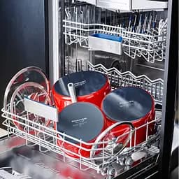 Каструля KitchenAid Steel Core з кришкою 24 см 6 л червона (CC003270-001) - мініатюра 6