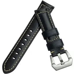 Кожаный ремешок Primolux F001 Steel buckle для часов Xiaomi Amazfit Bip/Amazfit GTS Black