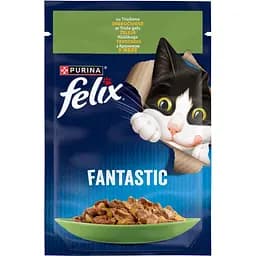 Вологий корм для котів Felix Fantastic з кроликом в желе 85 г
