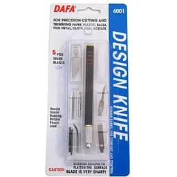 Набор для моделирования Dafa 6001 нож макетный/5 сменных лезвий + 7 насадок 