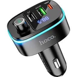 FM-трансмітер Hoco E62 Fast PD20W+QC3.0 BT FM Transmitter (756299) [85427] - мініатюра 2