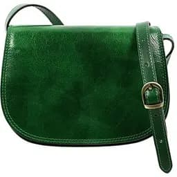 Кожаная женская сумка кросс-боди Time Resistance 25х18х9 см sum0026327