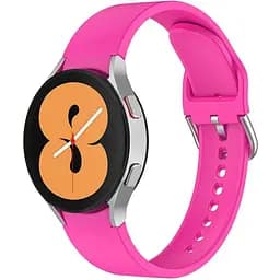 Ремешок для Samsung Galaxy Watch 4 Classic 46mm - розовый ширина крепления 20мм силикон размер L Watchbands OneLine (WB00S4GALAXYONELINE7CLASSIC446)