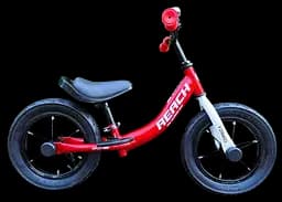 Велобег Corso Reach, стальная рама, колесо 12", надувные колеса, подножка, подставка для ног, звонок RC-4609-50