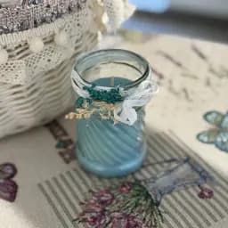 Великодня свічка блакитна в баночці велика MIS LT - мініатюра 2