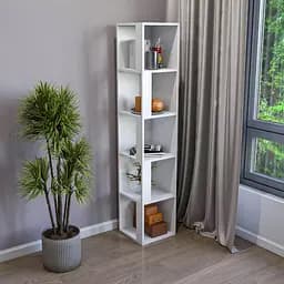 Стеллаж для книг и декора FH-Alen 330х1650х330 мм Белый